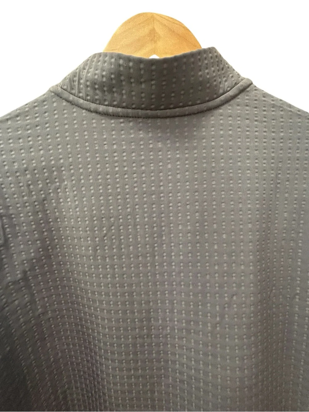 Adidas Golf Textured Quarter-Zip Pullover Mens‎ Size XL NWT Grey